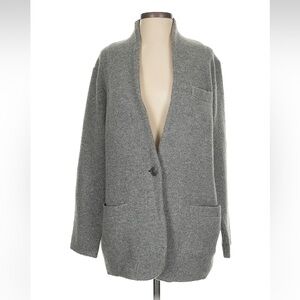 Gorgeous Thick J. Crew Heavy Gray Knit Sweater